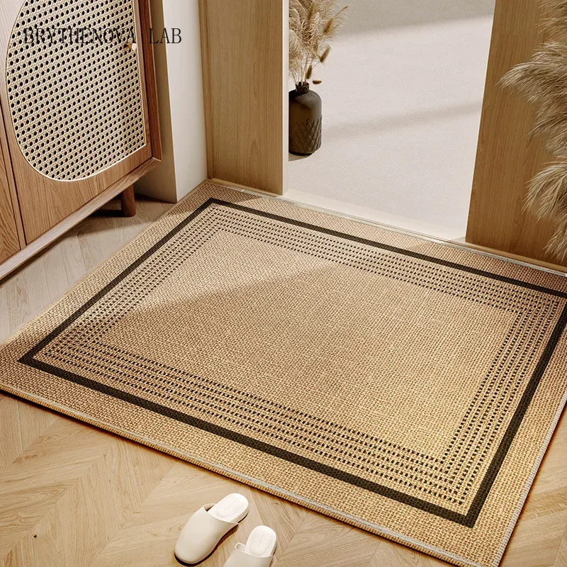 Bamboo Bath Mat - Japanische Diatomeenerde Anti-Rutsch-Bodenmatte Staubentfernende Fußmatte für