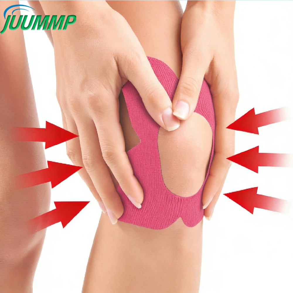 Sports Taping Precut - 10-teiliges Set Vorgeschnittene Knie-Kinesiologie-Tapes Wasserdichte Sportunterstützungspflaster