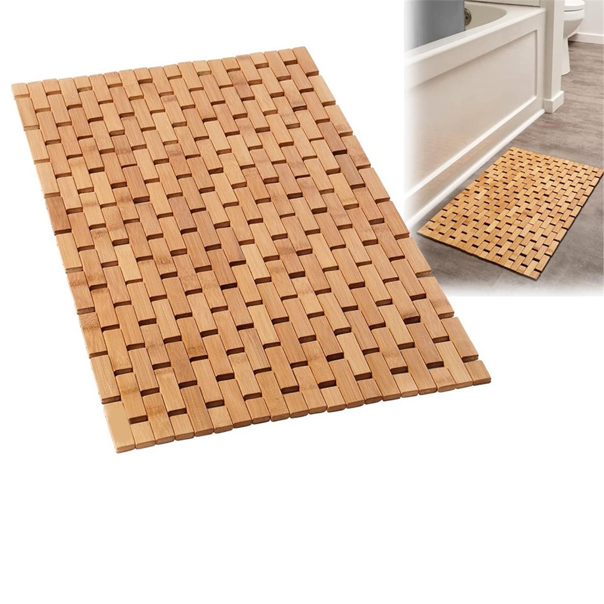 COFA Bambus-Badematte - Faltba – Bamboo Bath Mat Bewertung und Preis