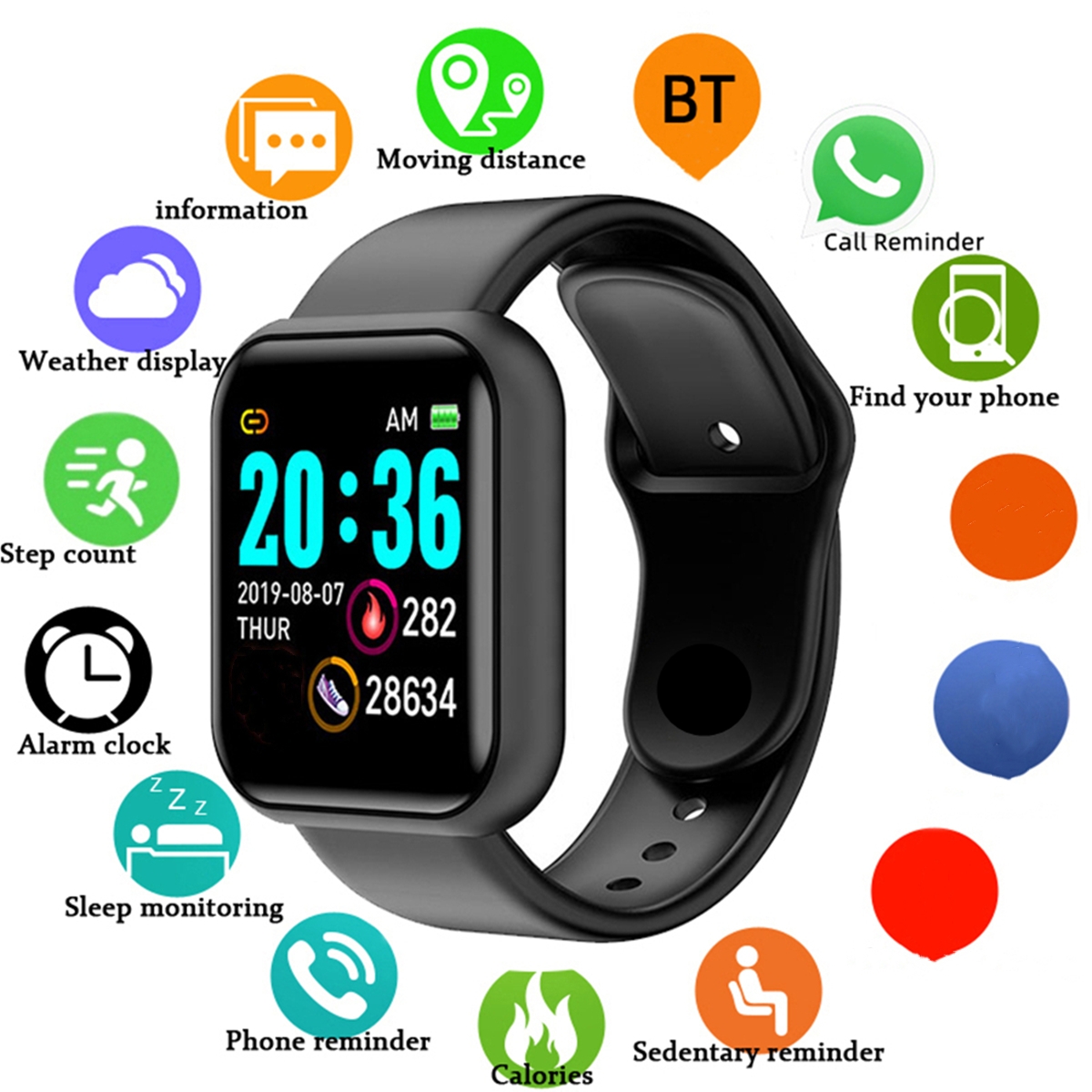 Männer Smart Uhren Farbe Bilds – Health Wellness Bracelet Bewertung und Preis