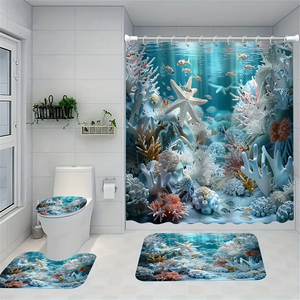 Bezauberndes Unterwasser-Koral – Bamboo Bath Mat Bewertung und Preis